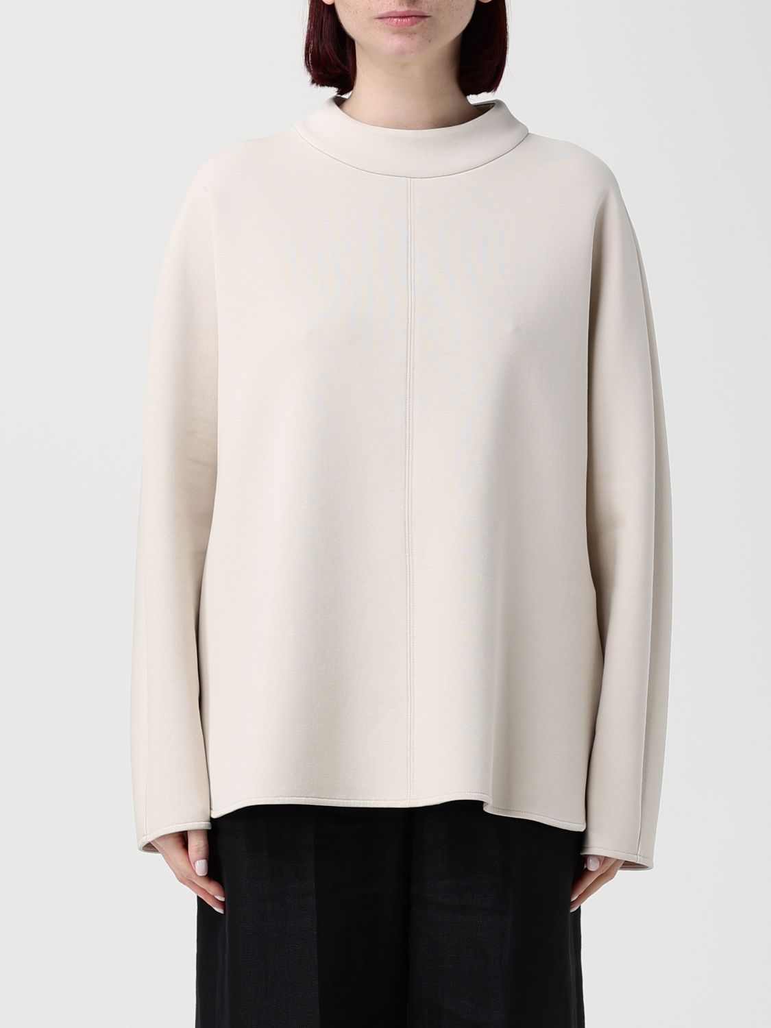 's Max Mara Crepe Blouse In White