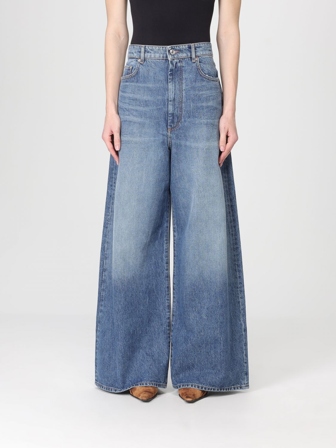 SPORTMAX Jeans Damen Farbe Blau