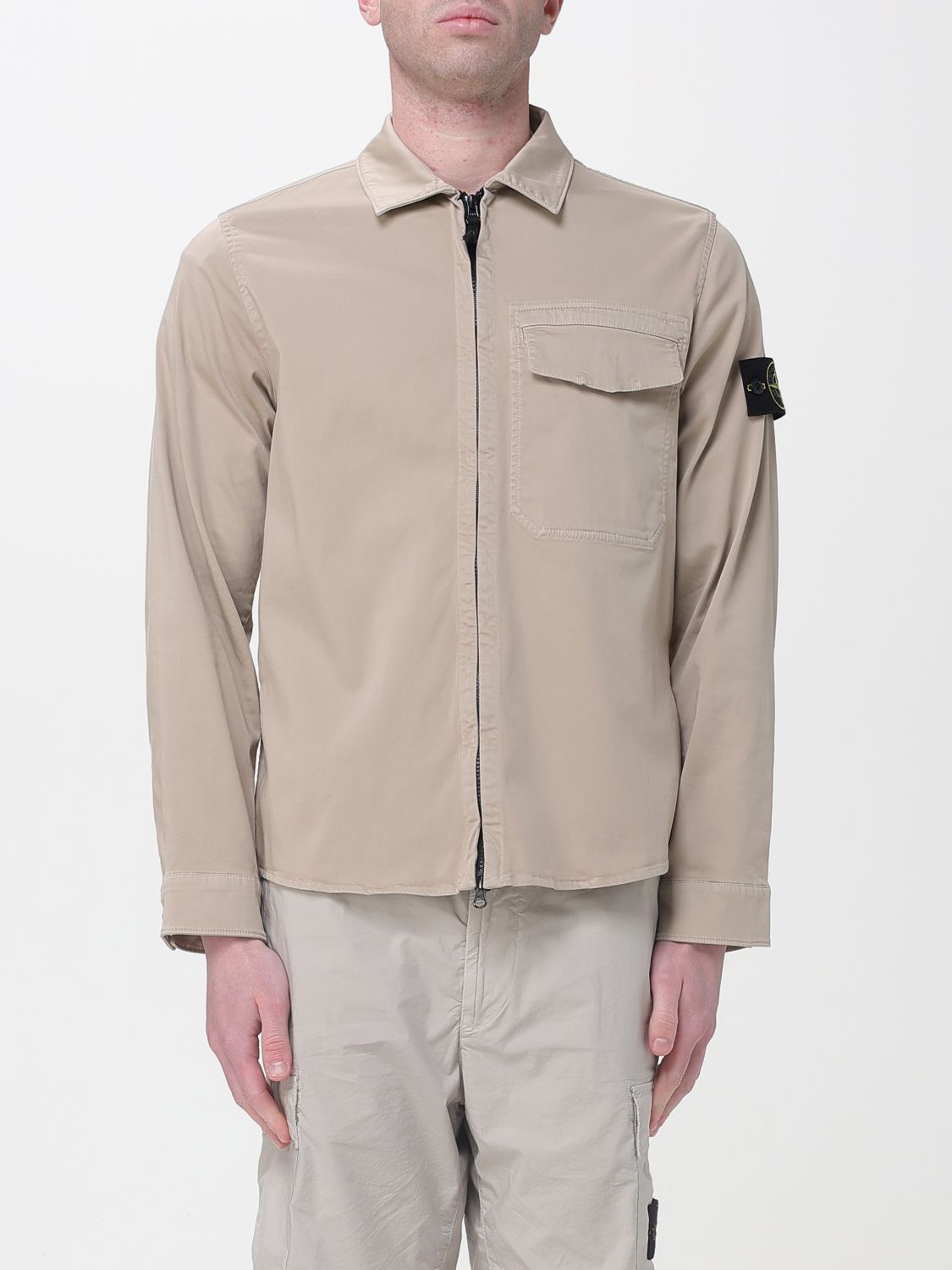 STONE ISLAND Jacket Men color Beige　STONE ISLAND ジャケット メンズ カラー ベージュ STONE