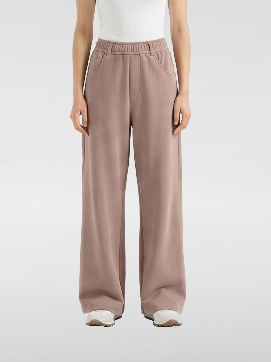 BRUNELLO CUCINELLI Pants Woman color Brown