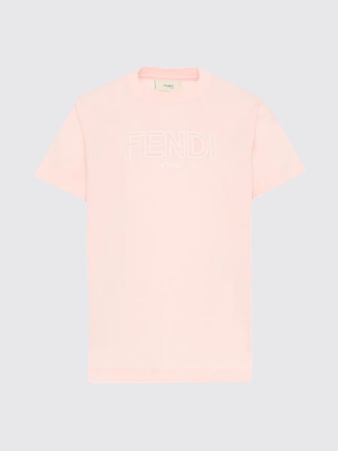 FENDI T-shirt in cotone con logo