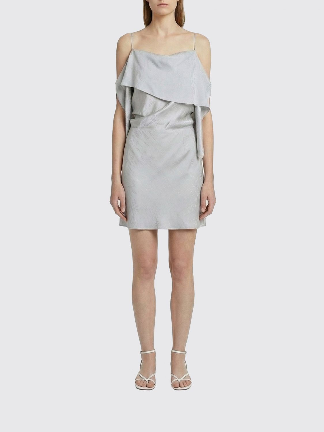 Mm6 Maison Margiela Damen Grau Top Woman Color