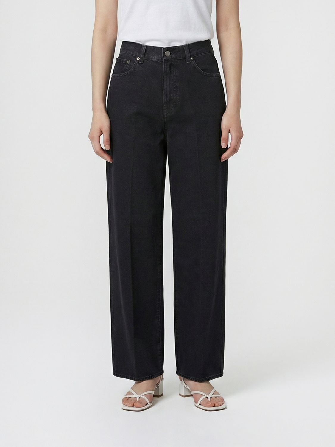 HAIKURE Jeans Damen Farbe Schwarz