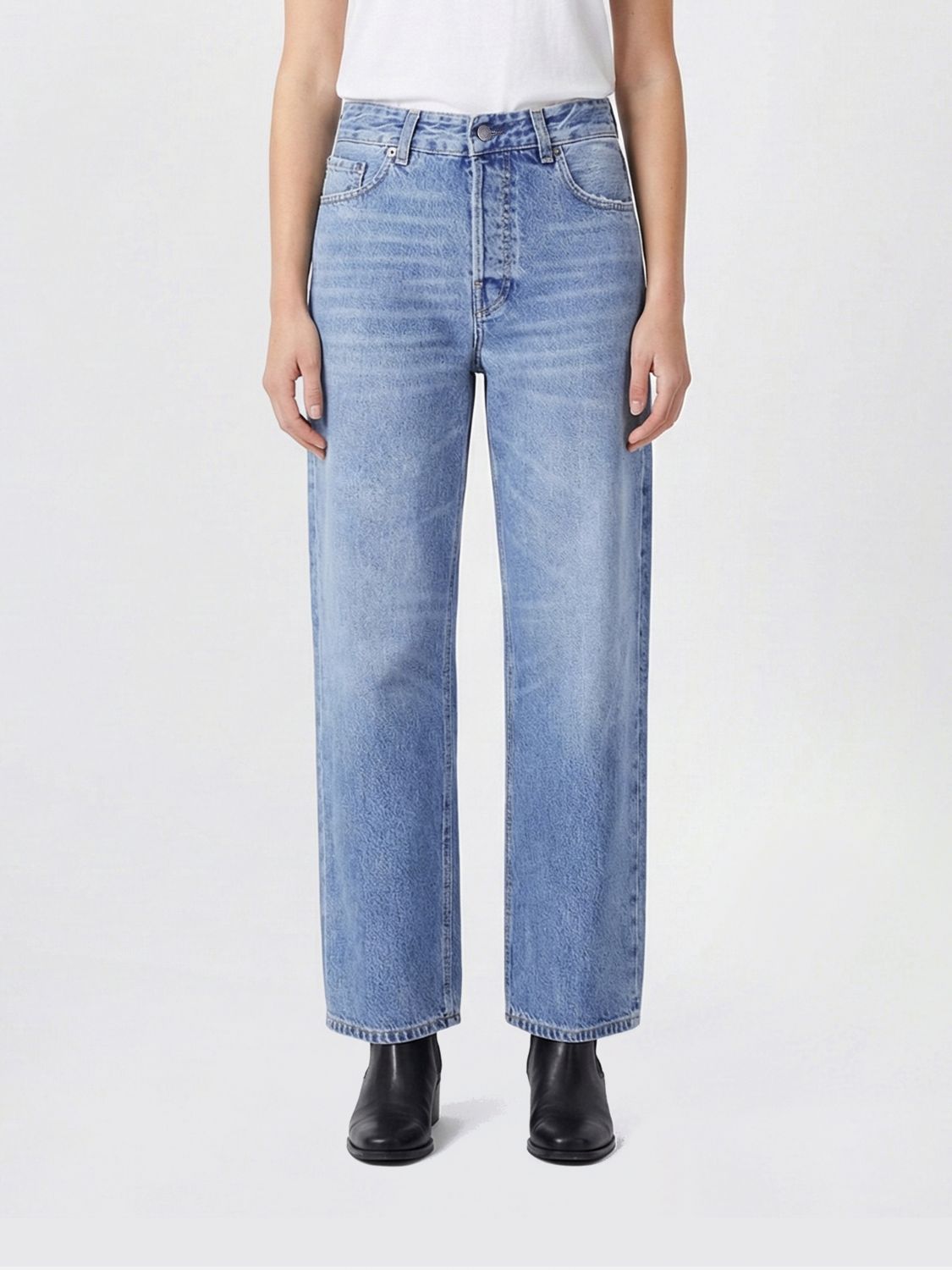HAIKURE Jeans Damen Farbe Blau