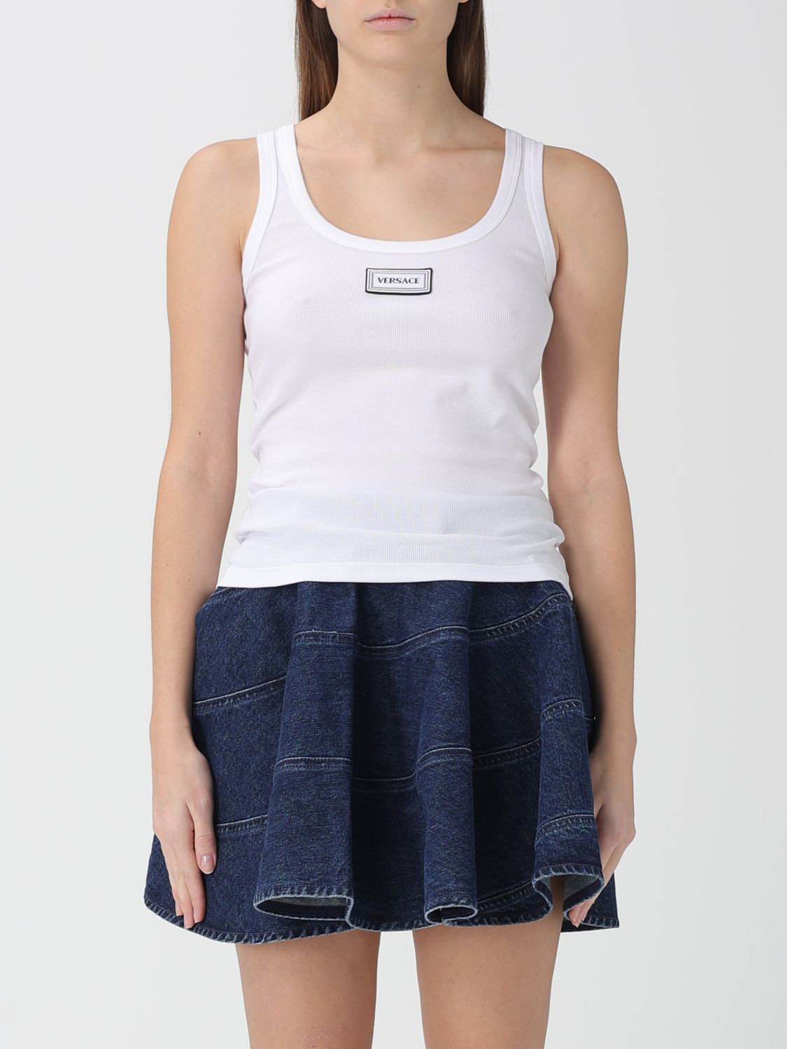 VERSACE T-Shirt Damen Farbe Weiß