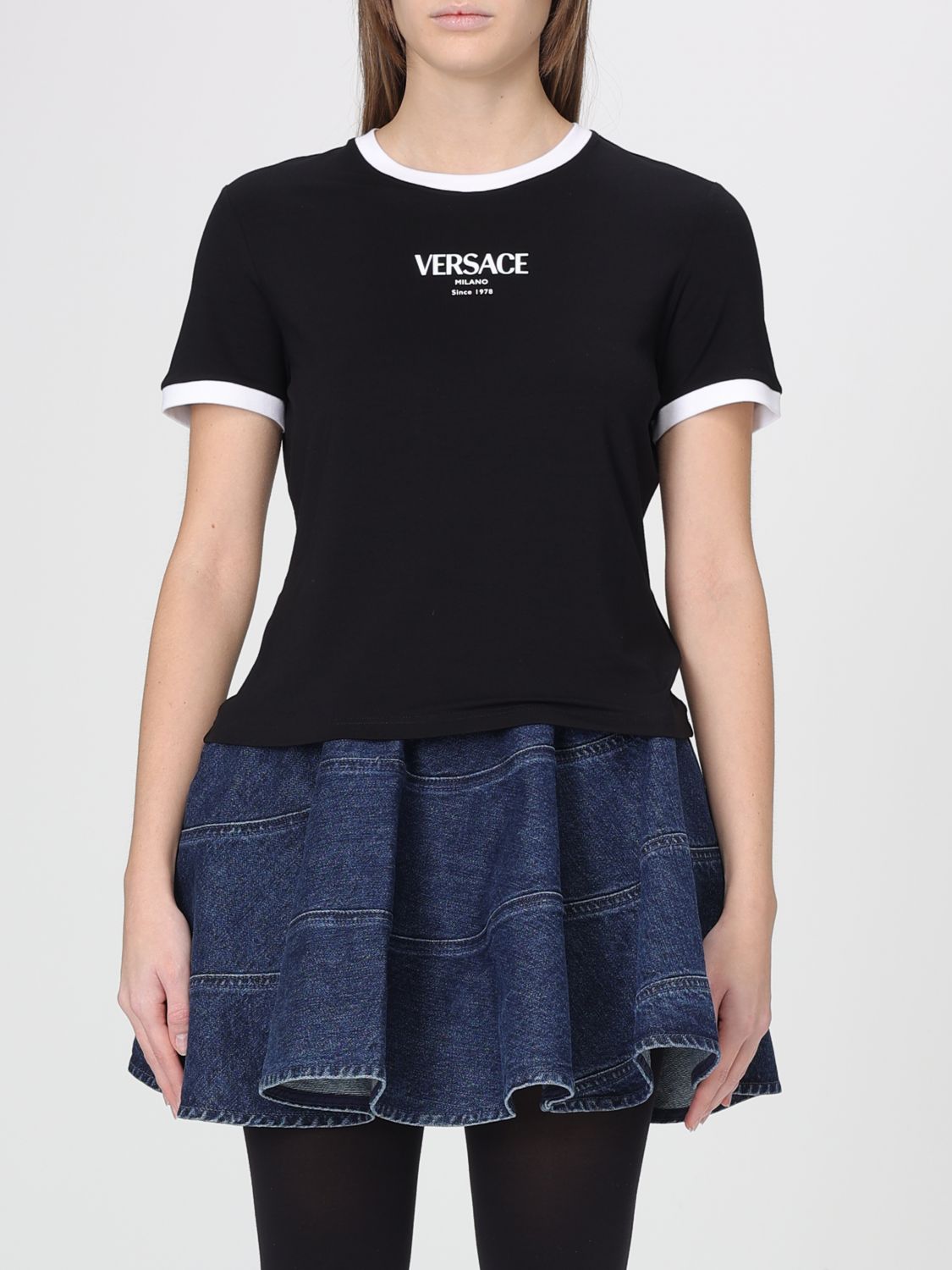 VERSACE T-Shirt Damen Farbe Schwarz