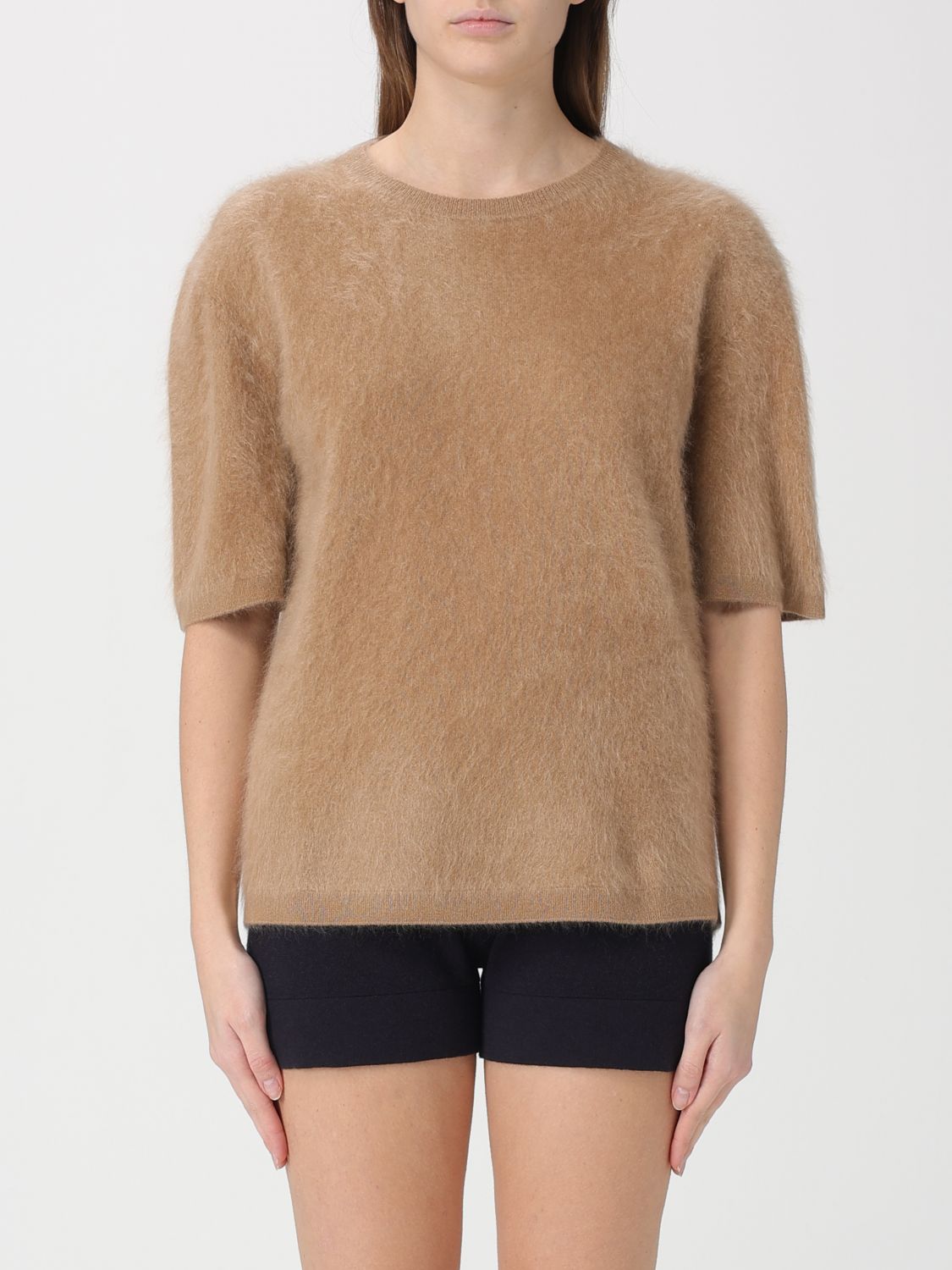 LISA YANG Pullover Damen Farbe Braun