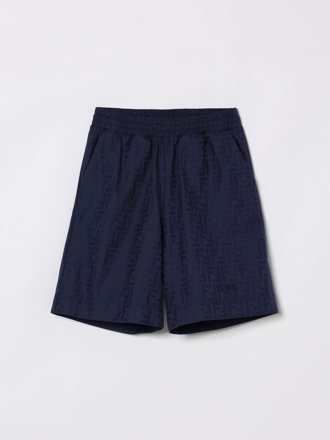 FENDI Pantaloncini jogging FF in cotone