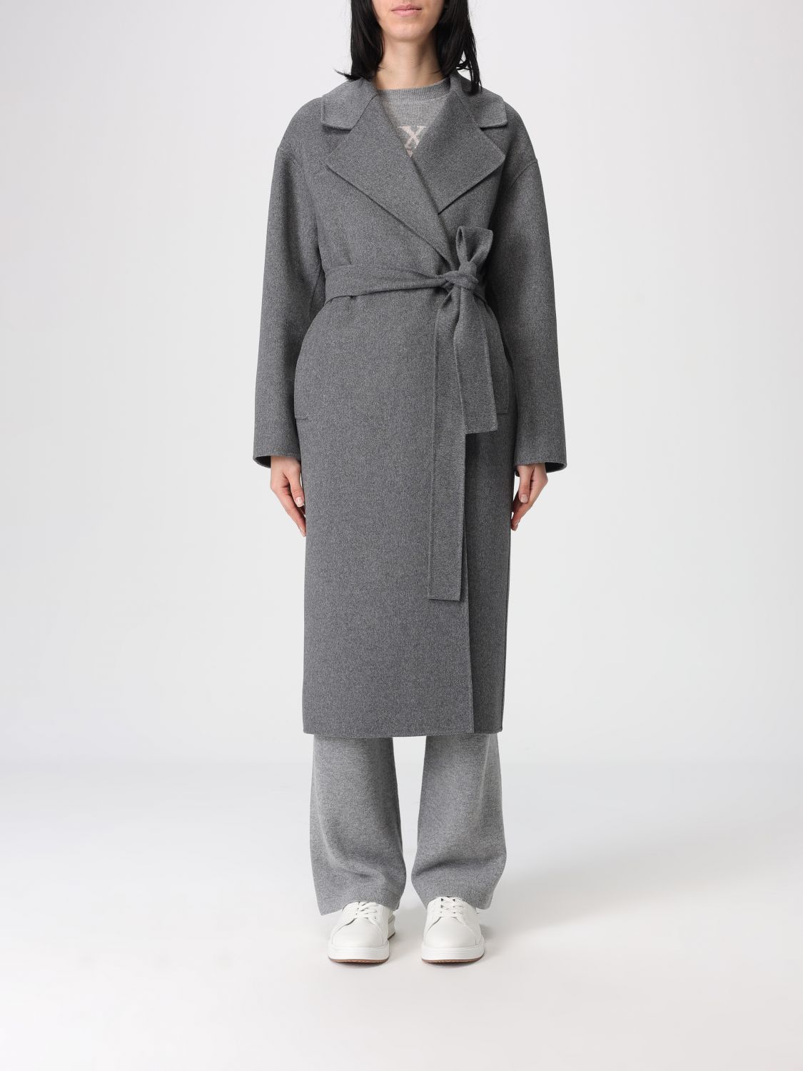 's Max Mara Wool Coat In Gray