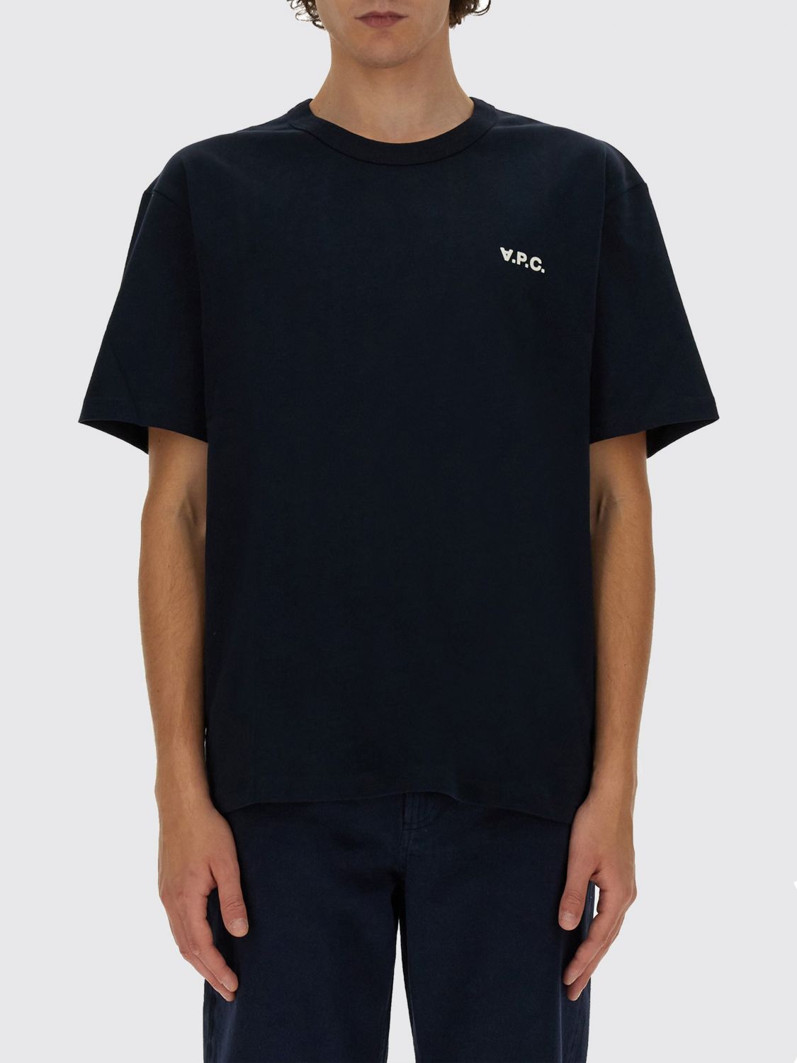 A. P.C. T-Shirt Herren Farbe Blau