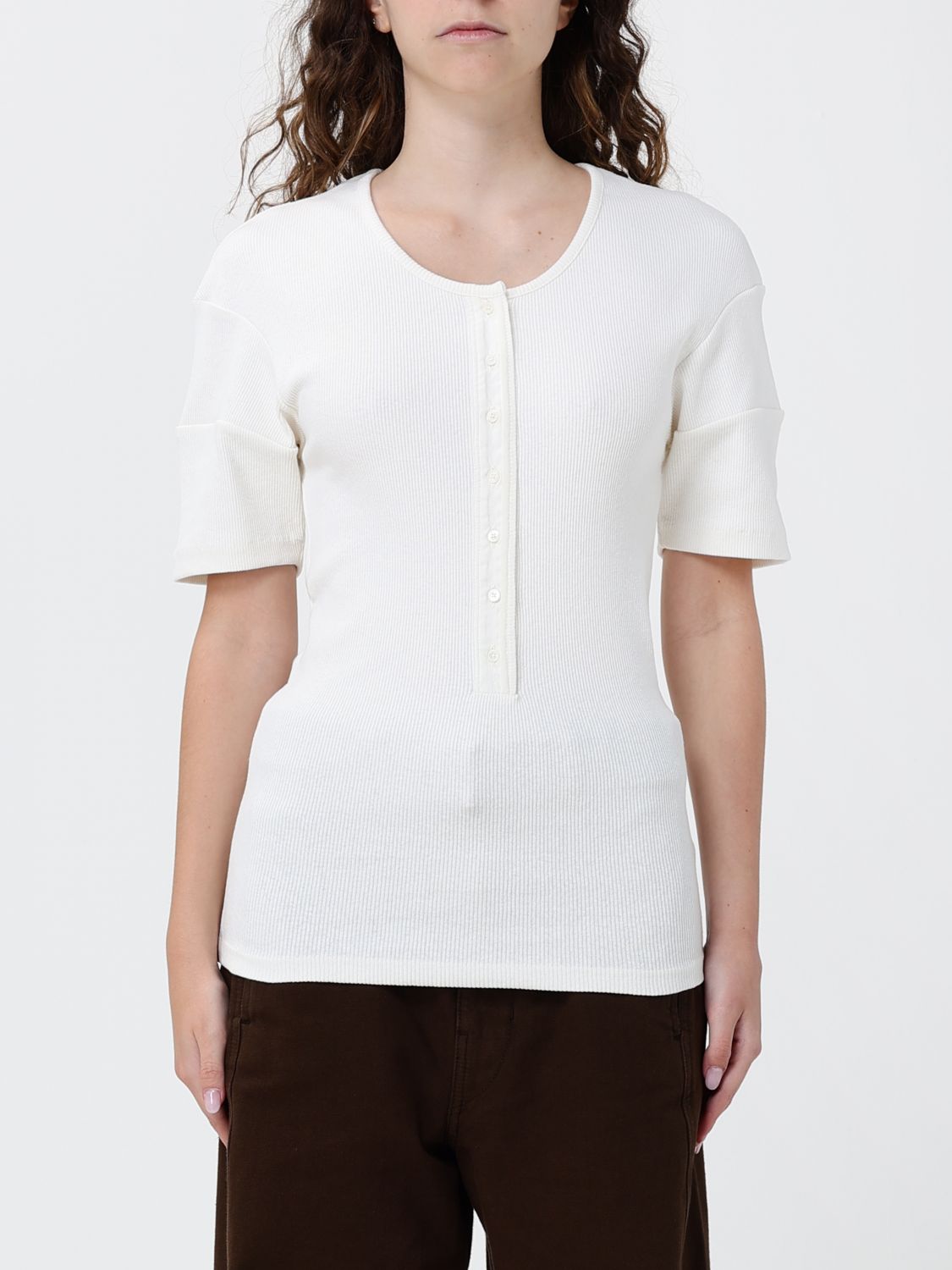 LEMAIRE T-Shirt Woman color White