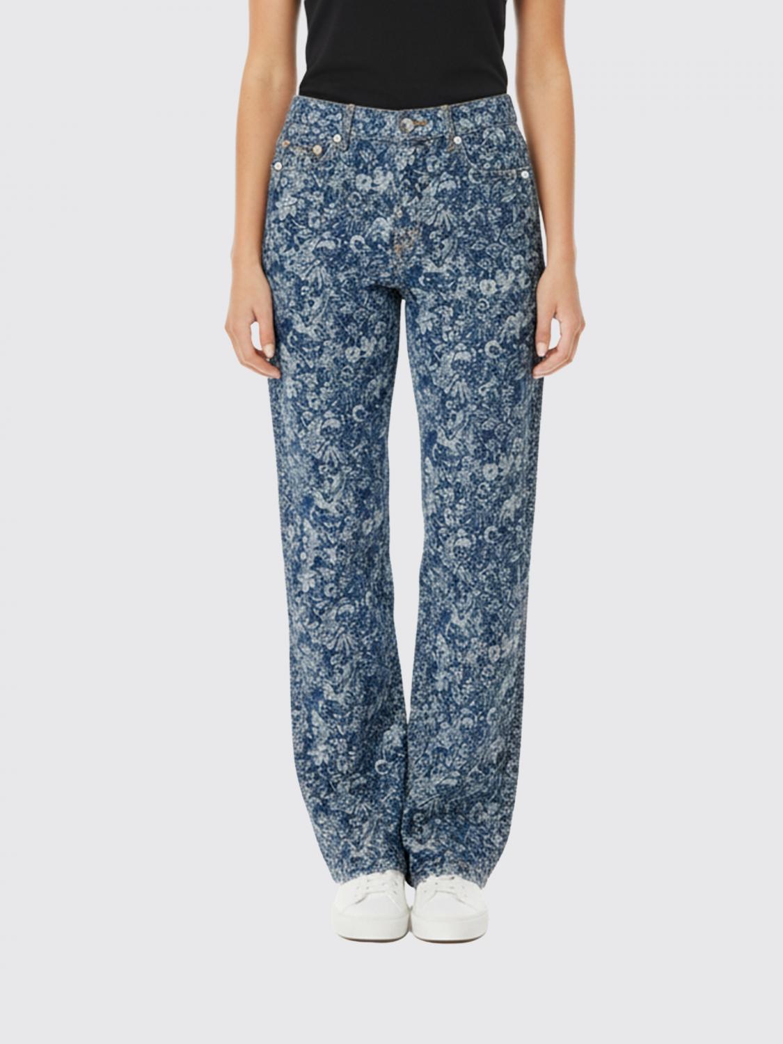 Jeans GANNI Woman color Blue