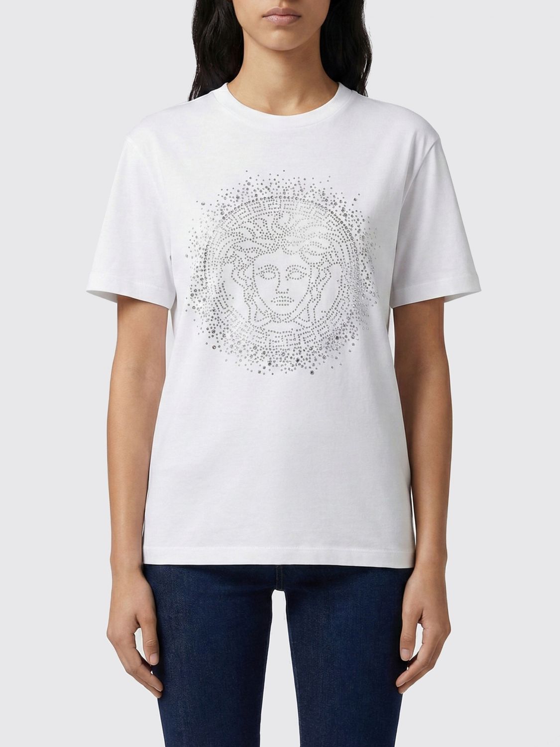 VERSACE T-Shirt Damen Farbe Weiß