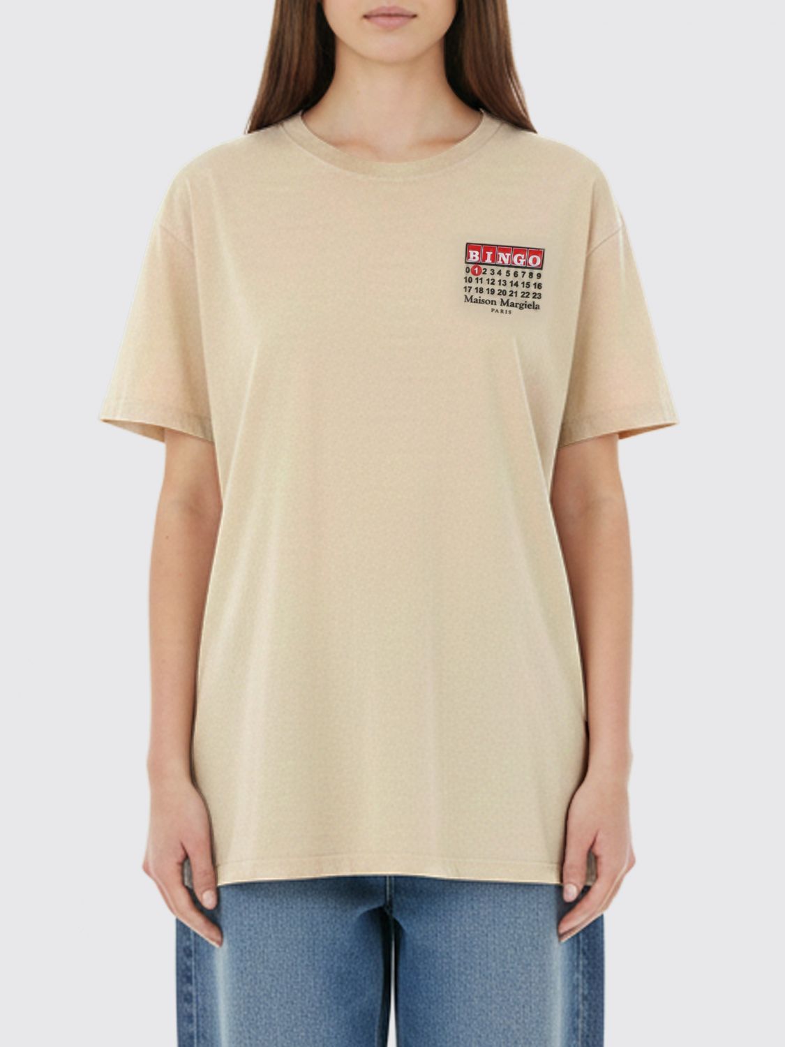 T-Shirt MAISON MARGIELA Woman color Beige