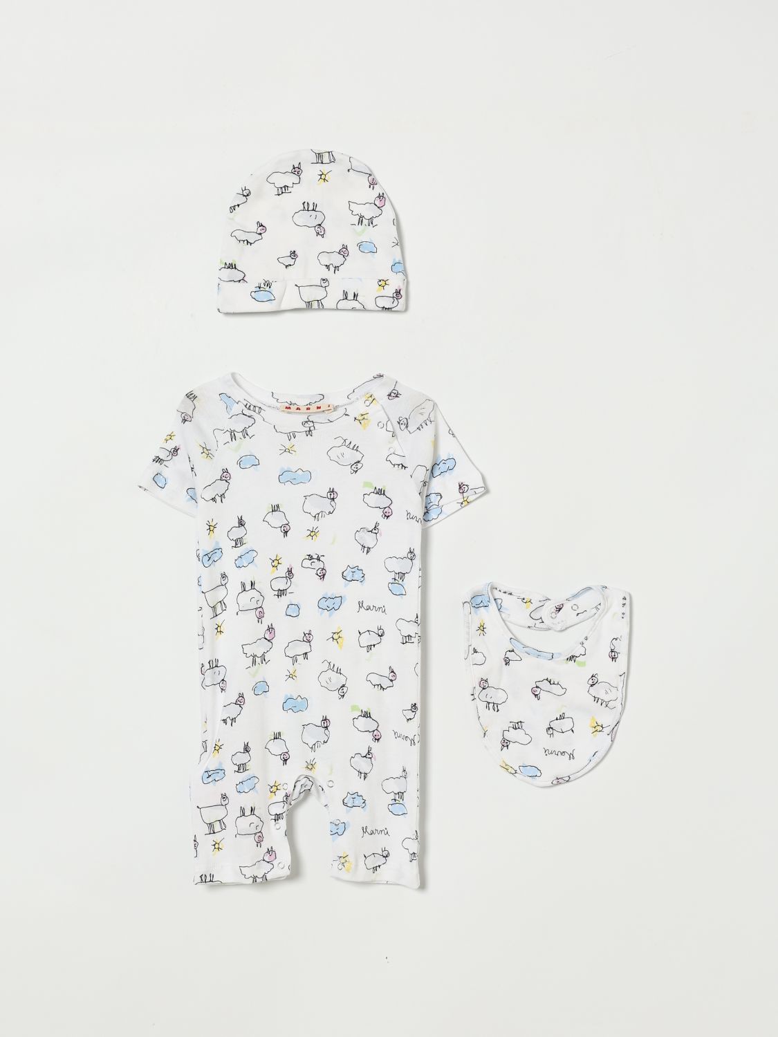 MARNI MARNI Jumpsuit Kids color White　MARNI ジャンプスーツ キッズ カラー ホワイト