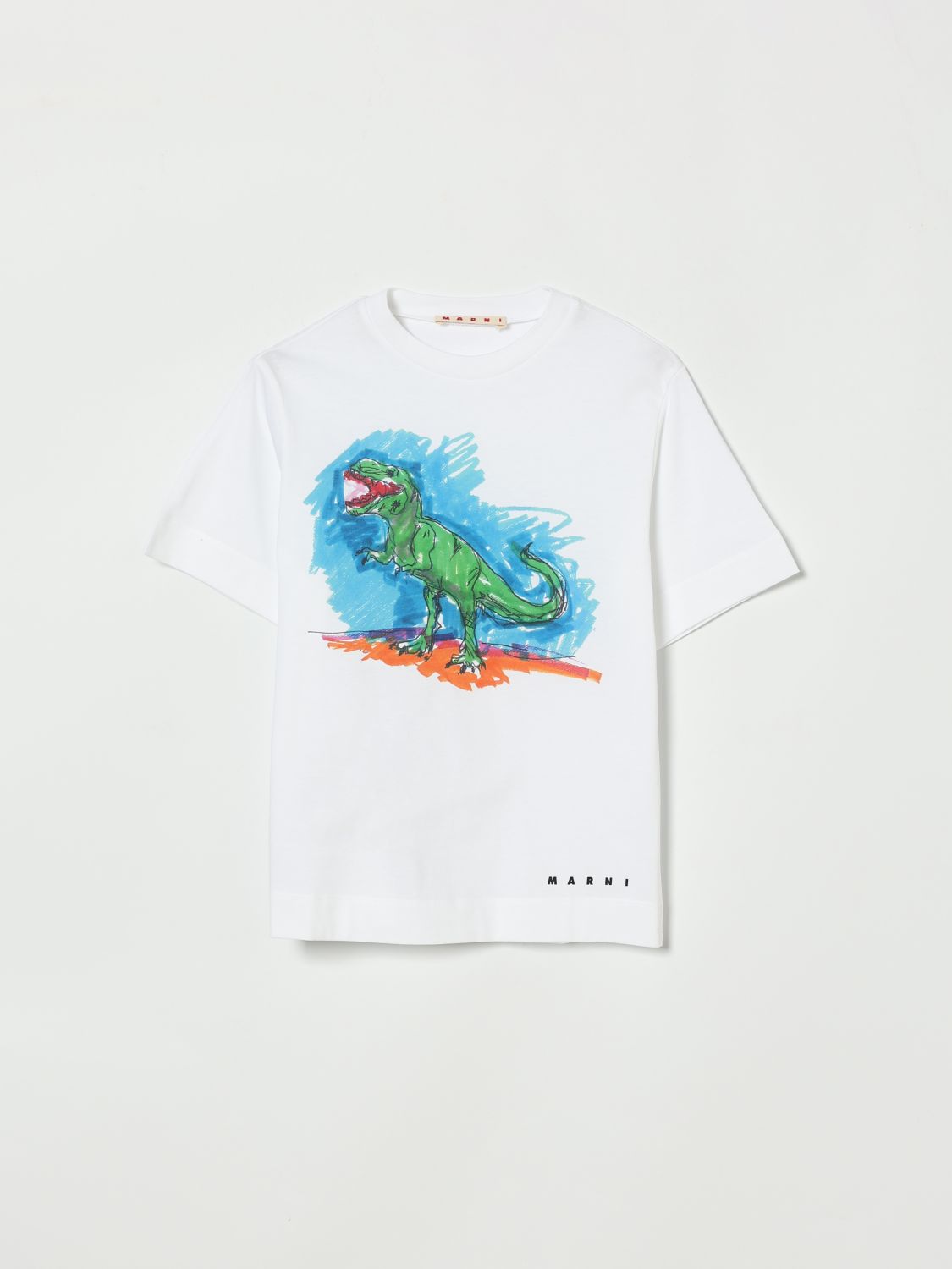 MARNI T-Shirt Kids color White　MARNI Tシャツ キッズカラー ホワイト MARNI