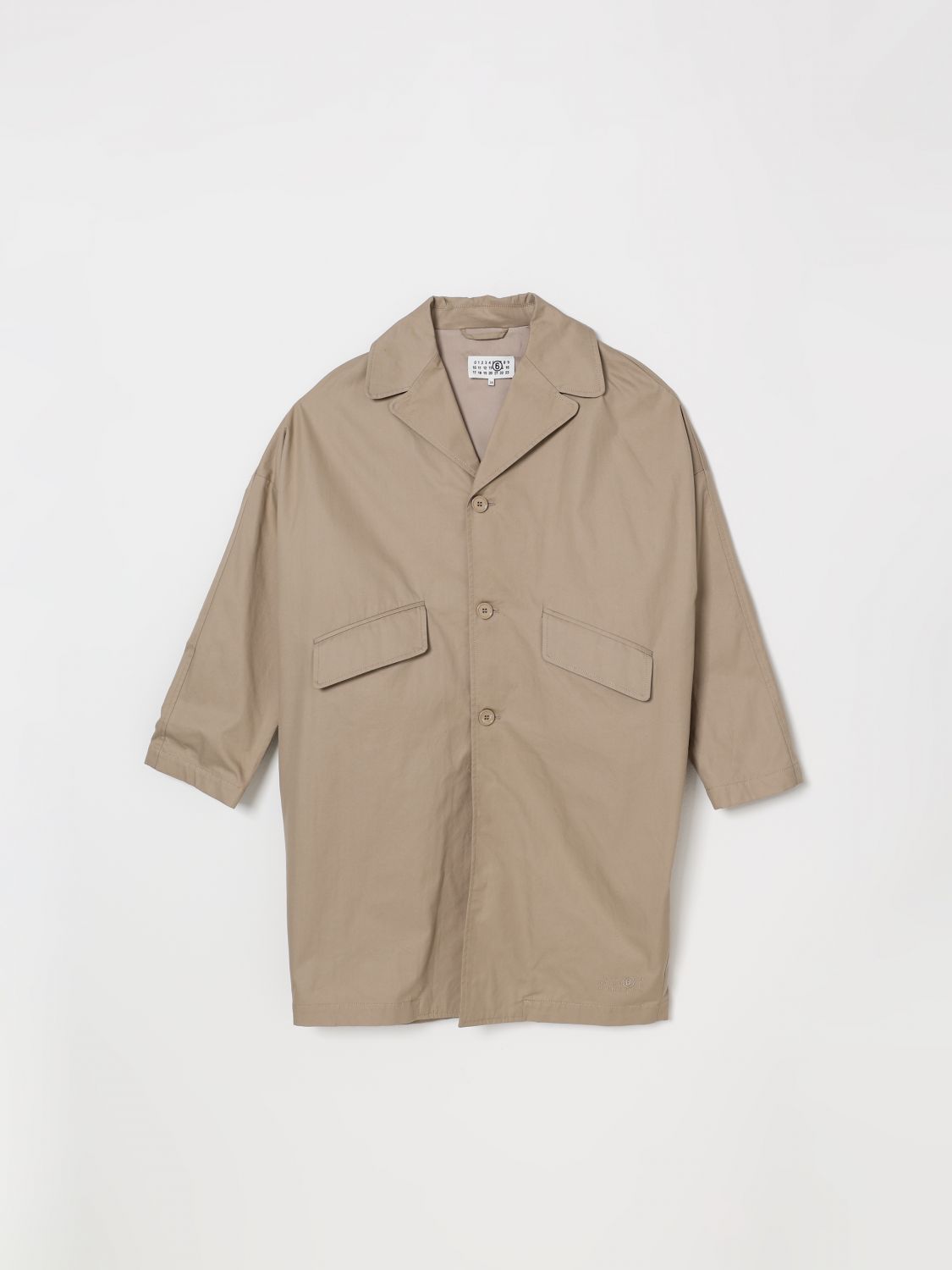 MM6 MAISON MARGIELA Mantel Kinder Farbe Beige