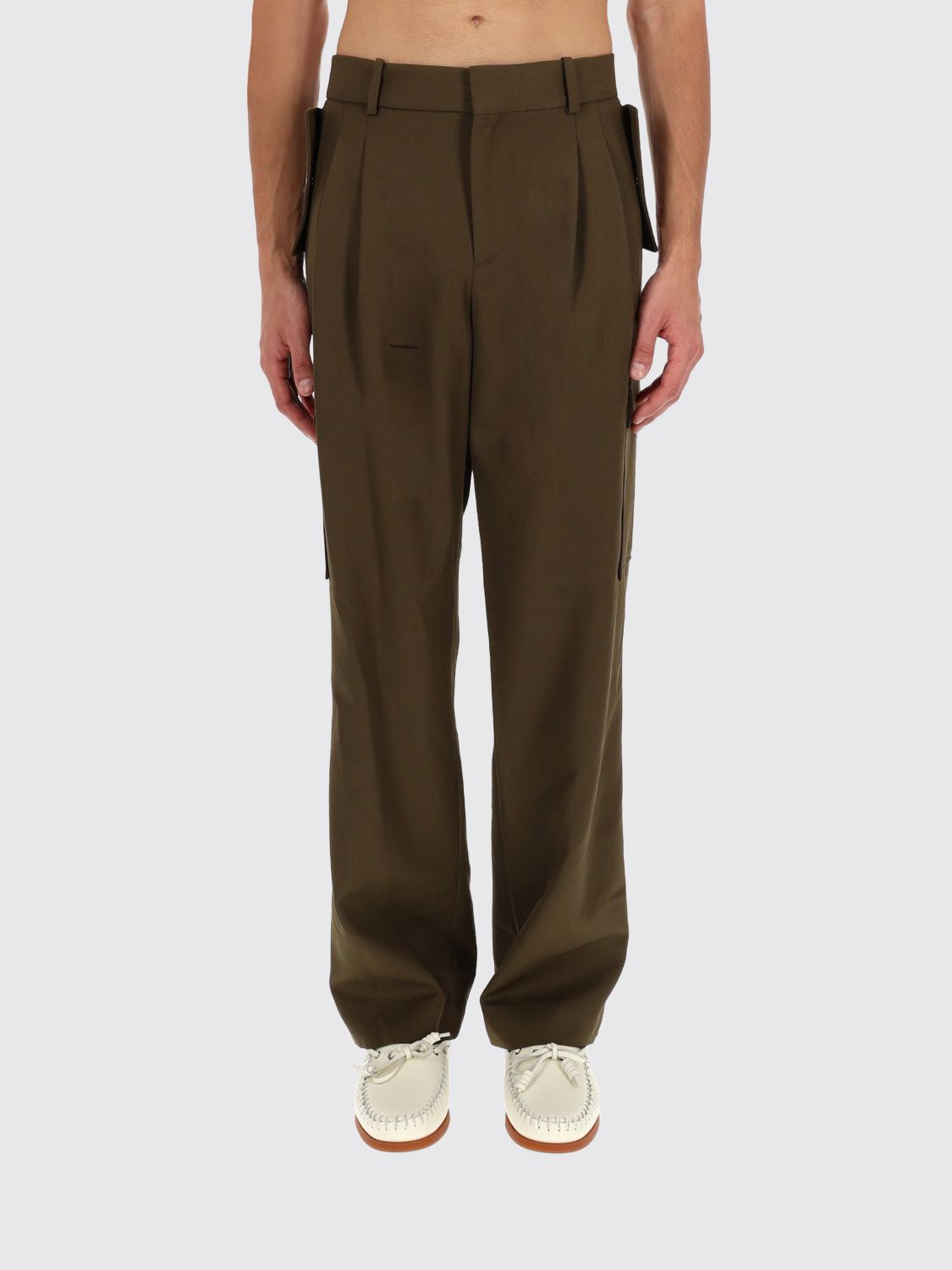 Pantaloni cargo Drôle De Monsieur in lana