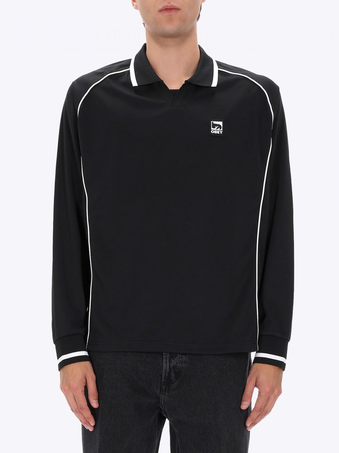 Polo OBEY Uomo colore Nero