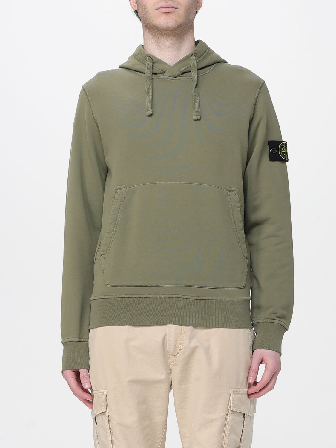 STONE ISLAND Sweatshirt Herren Farbe Grün