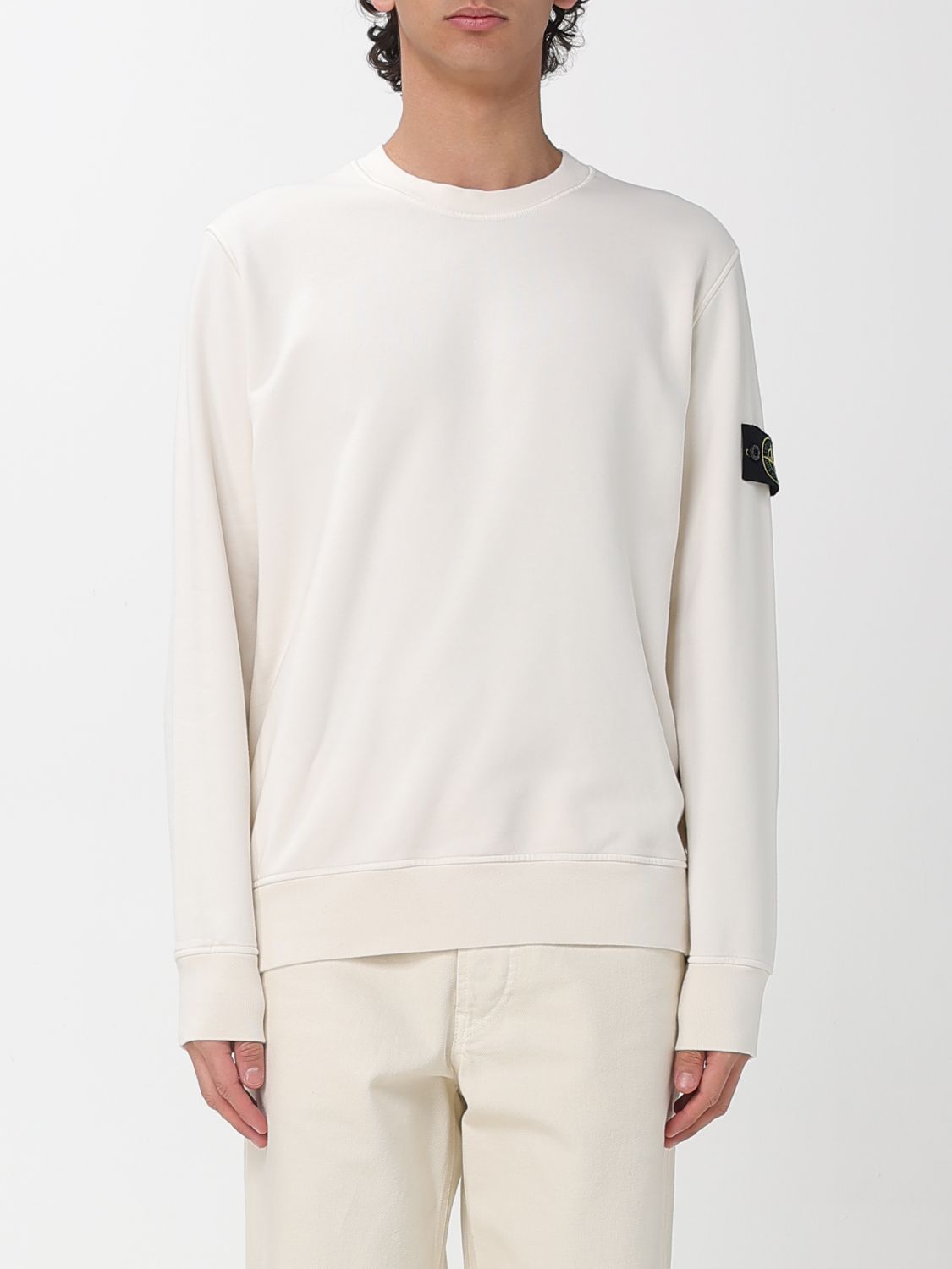 STONE ISLAND Sweatshirt Herren Farbe Ivory