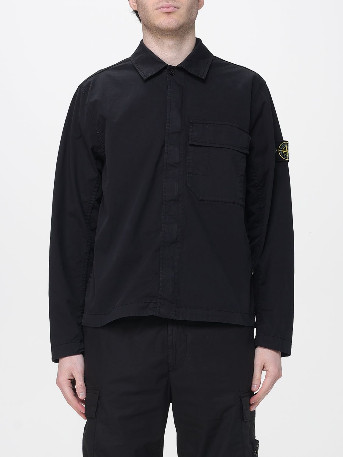 STONE ISLAND Jacket Men color Black　STONE ISLAND ジャケット メンズ カラー ブラック STONE
