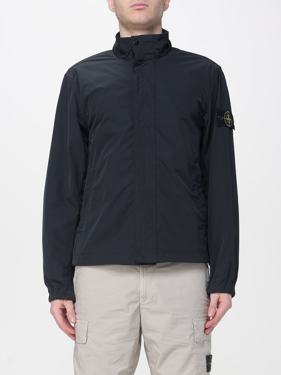 Giacca a vento in poliestere Stone Island Anti-drop
