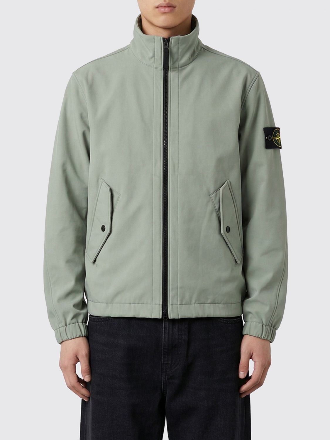 STONE ISLAND Jacket Men color Sage STONE