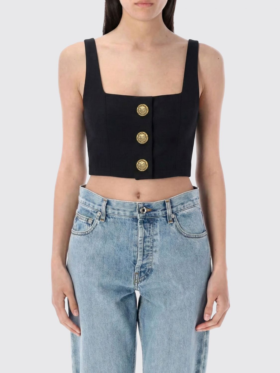 BALMAIN Top Damen Farbe Schwarz