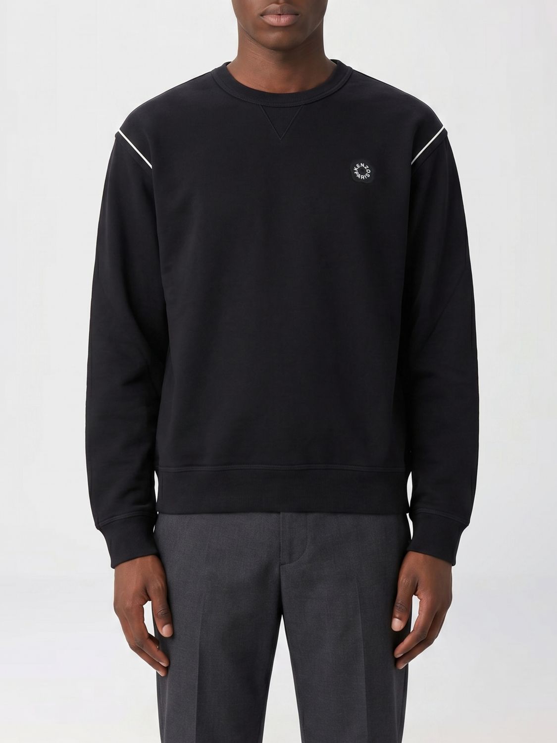 KENZO Sweatshirt Men color Black　KENZO スウェットシャツ メンズ カラー ブラック KENZO