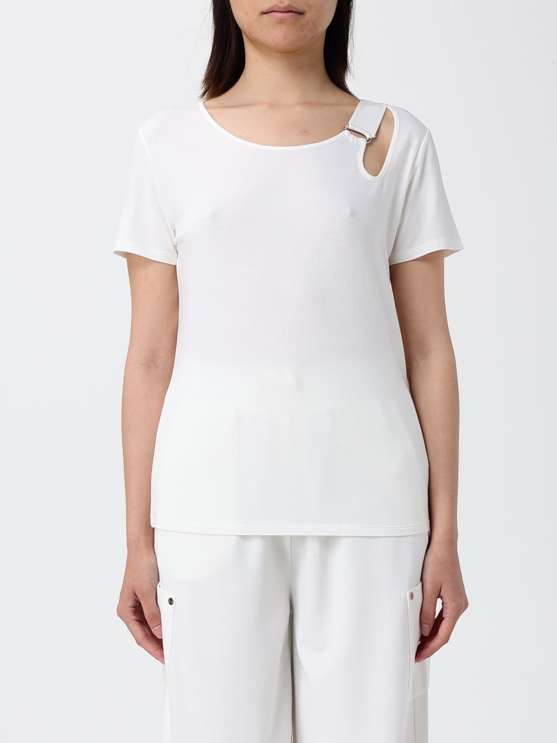 Liu Jo Γυναικών Άσπρο T-Shirt Woman Color