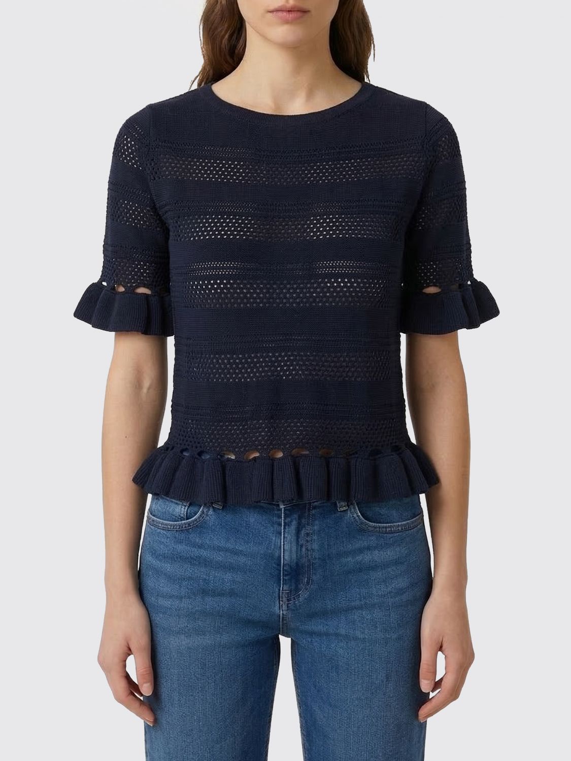 TWINSET Pullover Damen Farbe Schwarz