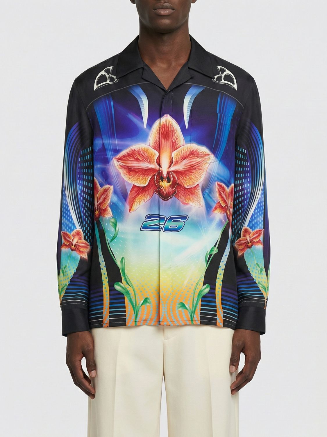 CASABLANCA Shirt Men color Multicolor　カサブランカ シャツ メンズ カラー マルチカラー CASABLANCA