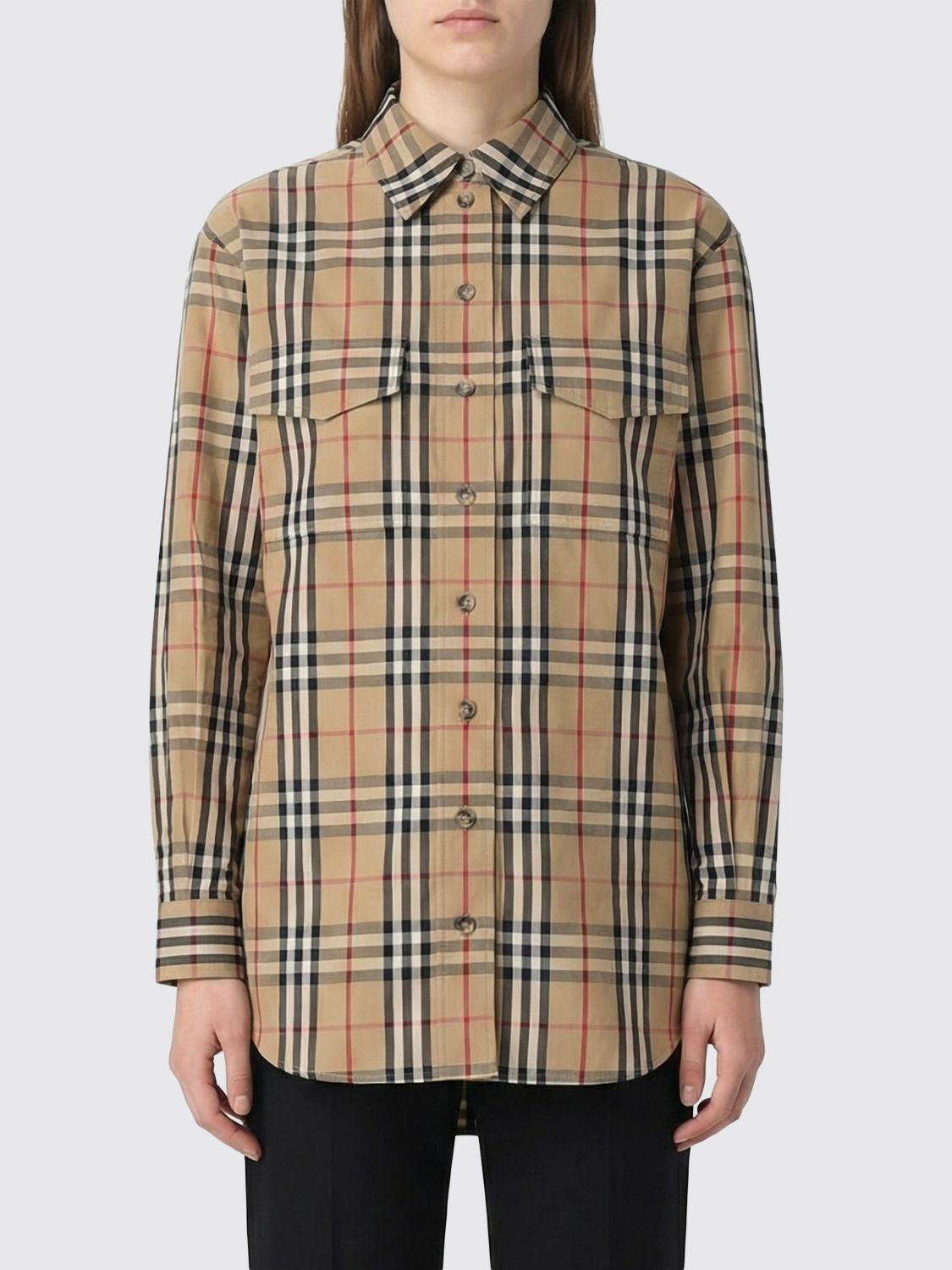 BURBERRY Hemdbluse Damen Farbe Rot