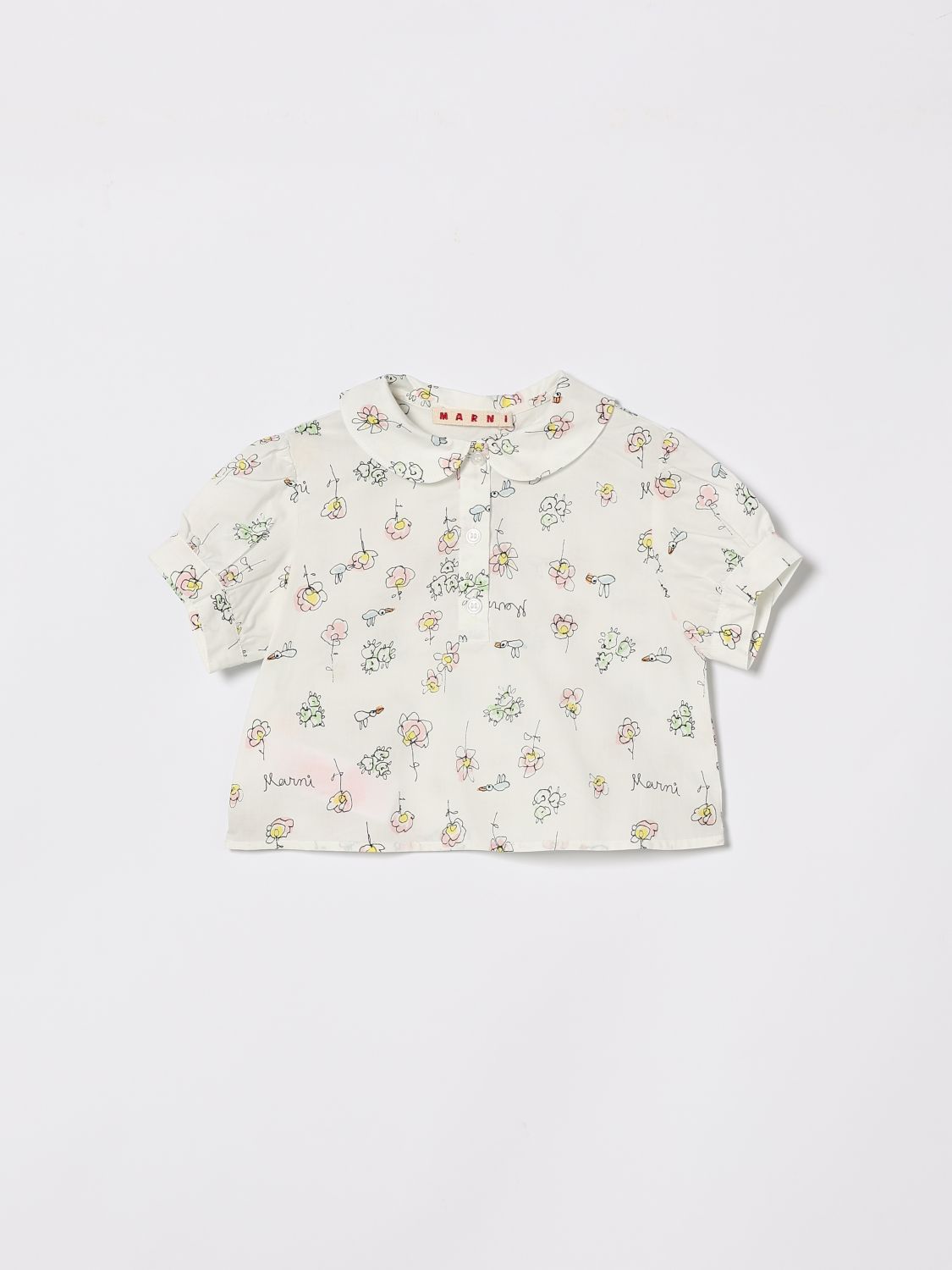 MARNI Hemd Kinder Farbe Weiß