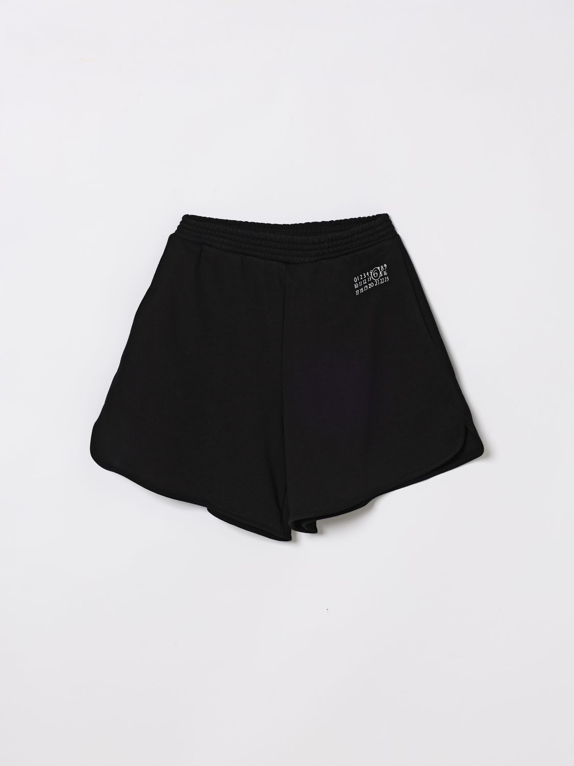 MM6 MAISON MARGIELA Shorts Kids color Black　MM6 MAISON MARGIELA ショーツ キッズカラー ブラック MM6