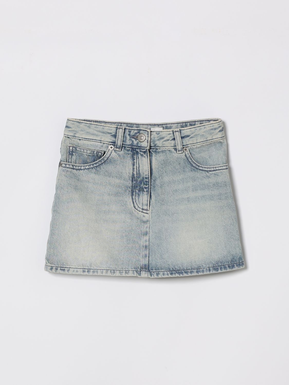 MM6 MAISON MARGIELA Skirt Kids color Gnawed Blue　MM6 MAISON MARGIELA スカート キッズカラー Gnawed Blue MM6