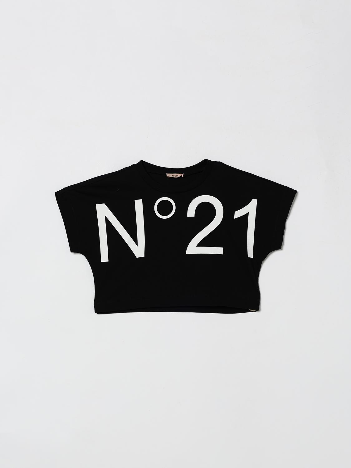 N° 21 T-Shirt Kinder Farbe Schwarz