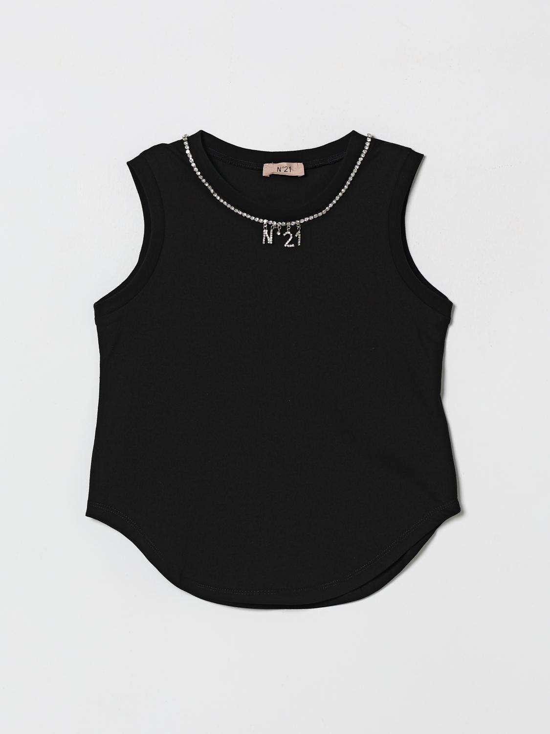 N° 21 T-Shirt Kinder Farbe Schwarz