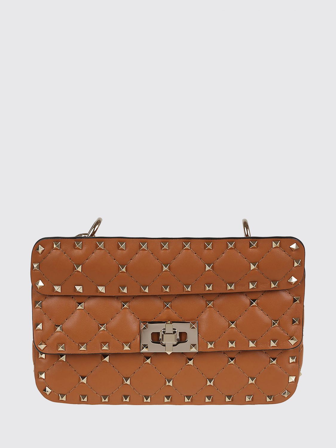 VALENTINO GARAVANI Borsa Rockstud Spike in nappa matelassè