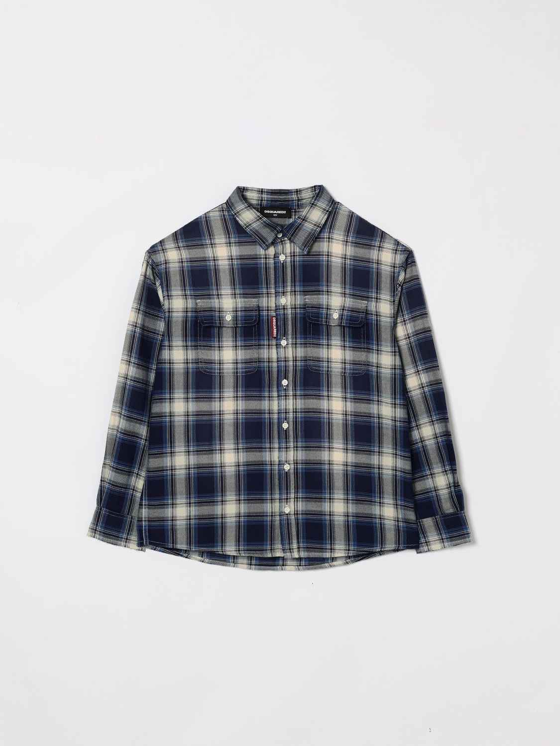 DSQUARED2 Hemd Kinder Farbe Blau