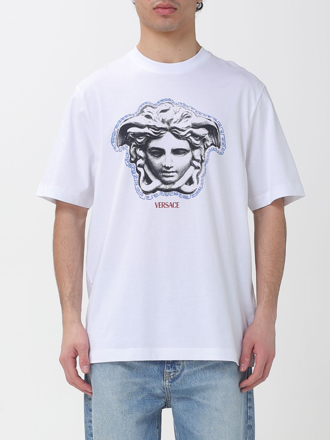 VERSACE T-Shirt Herren Farbe Weiß