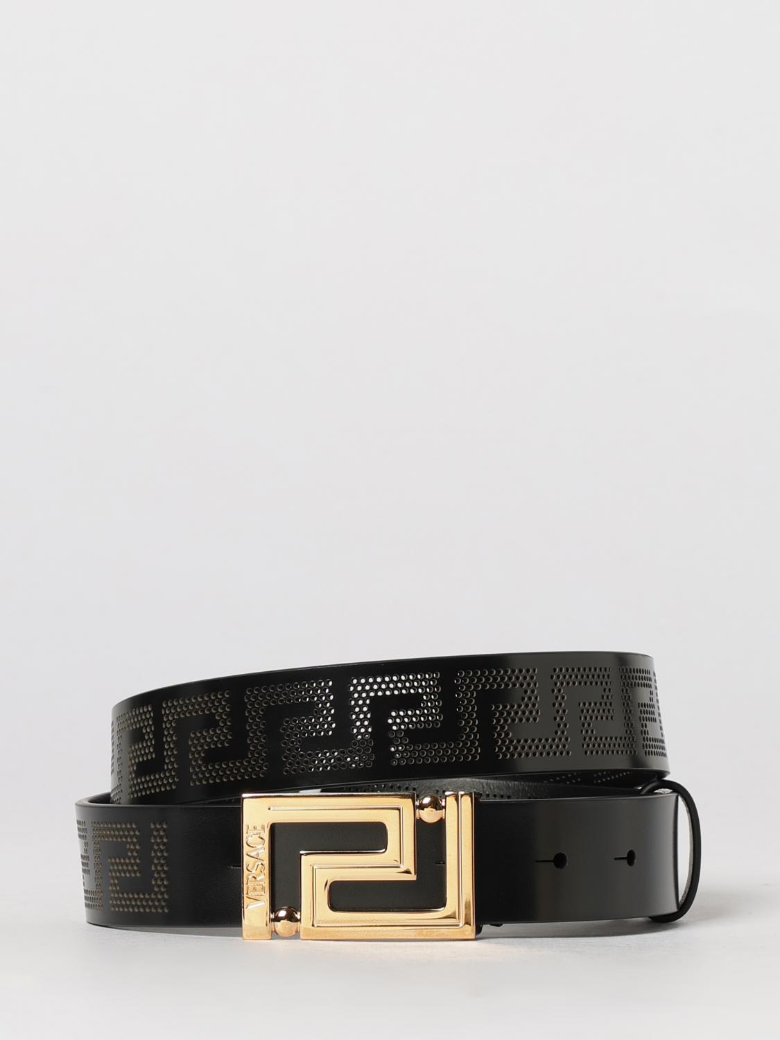 VERSACE VERSACE Belt Men color Black　VERSACE ベルト メンズ カラー ブラック