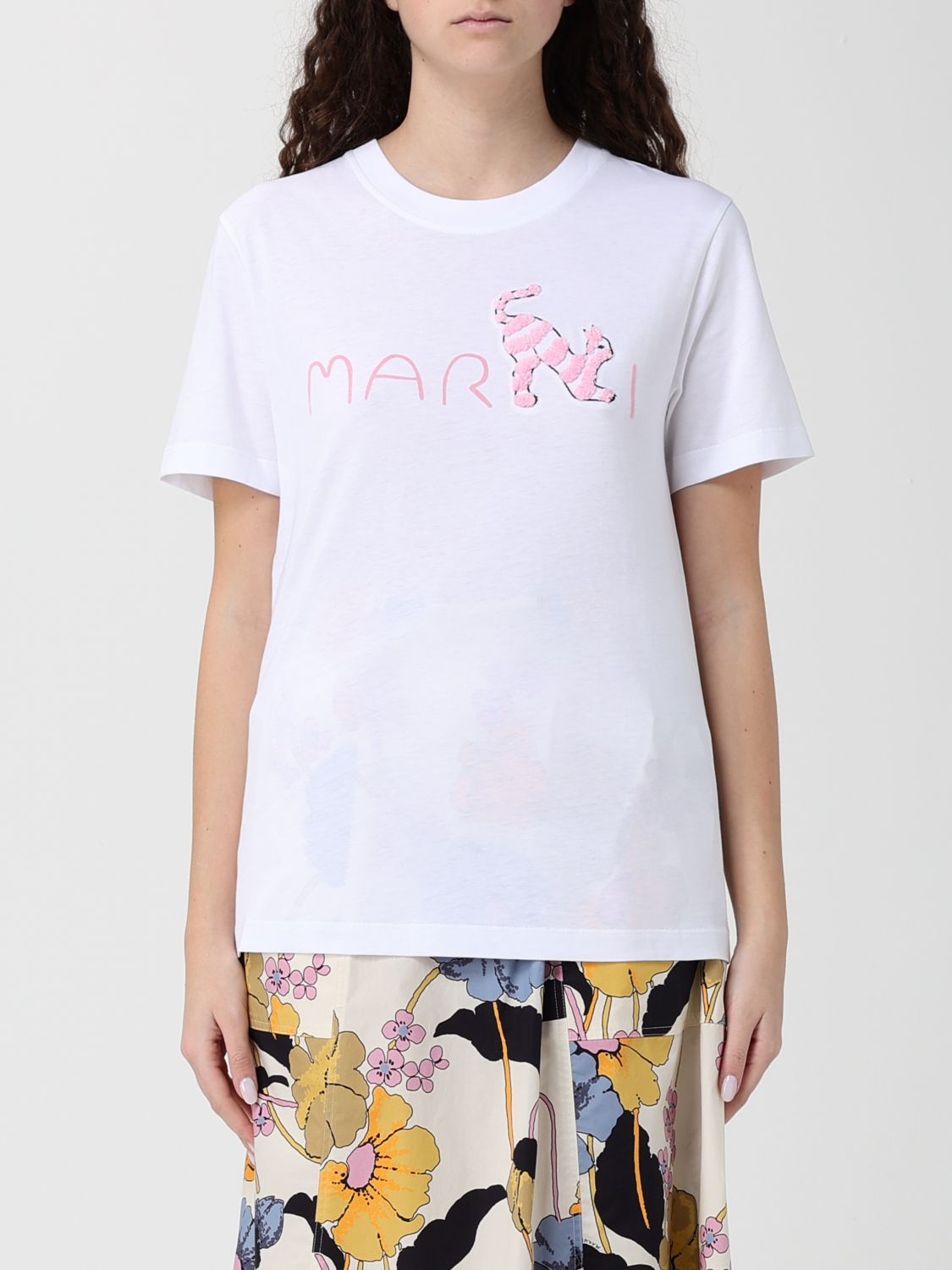 Marni Γυναικών Άσπρο T-Shirt Woman Color