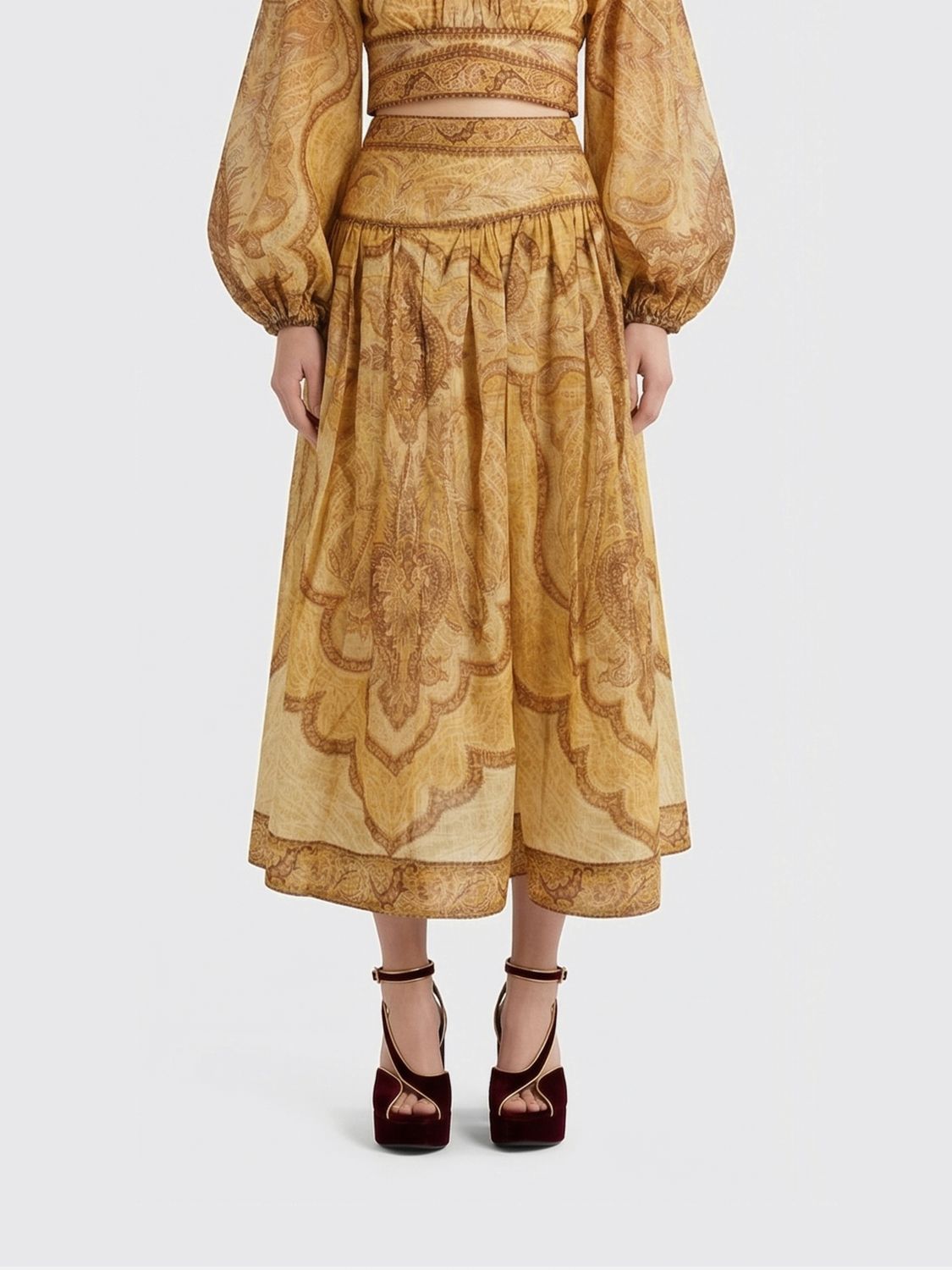 ZIMMERMANN Skirt Woman color Beige