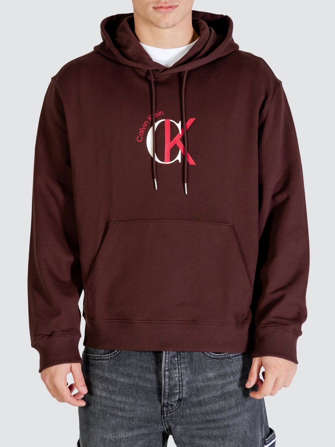 Sweatshirt Calvin Klein Jeans Men Color Brown