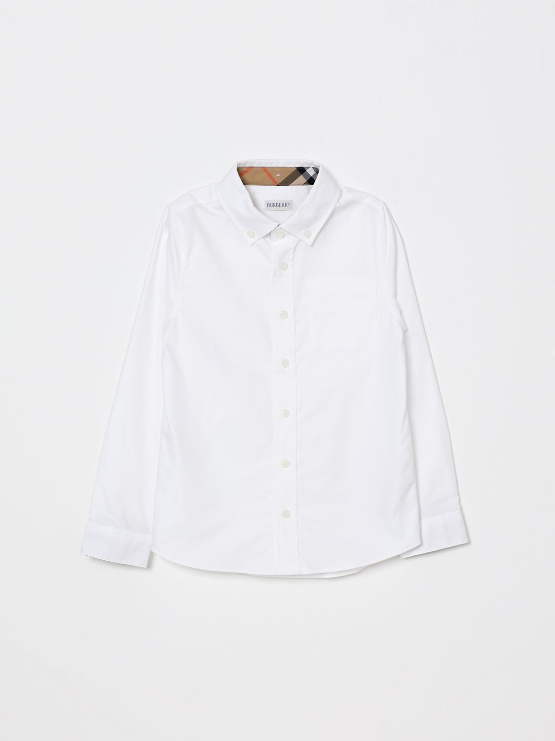 BURBERRY Hemd Kinder Farbe Weiß
