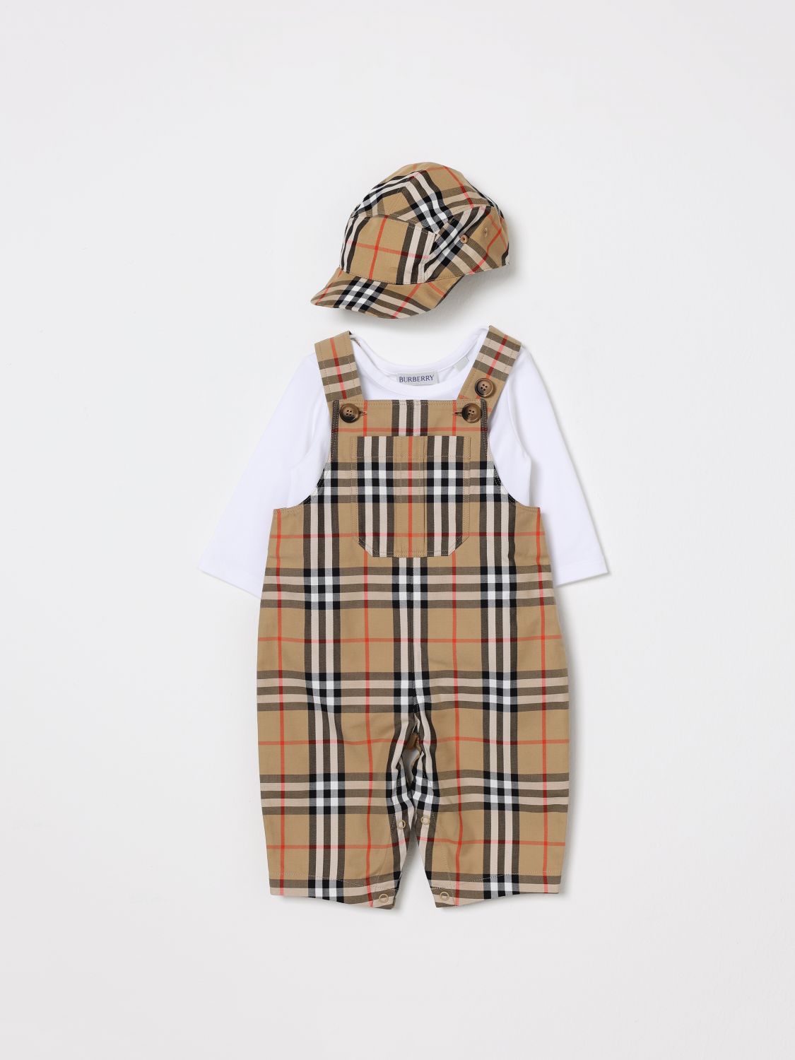 Tuta BURBERRY Bambino colore Sabbia