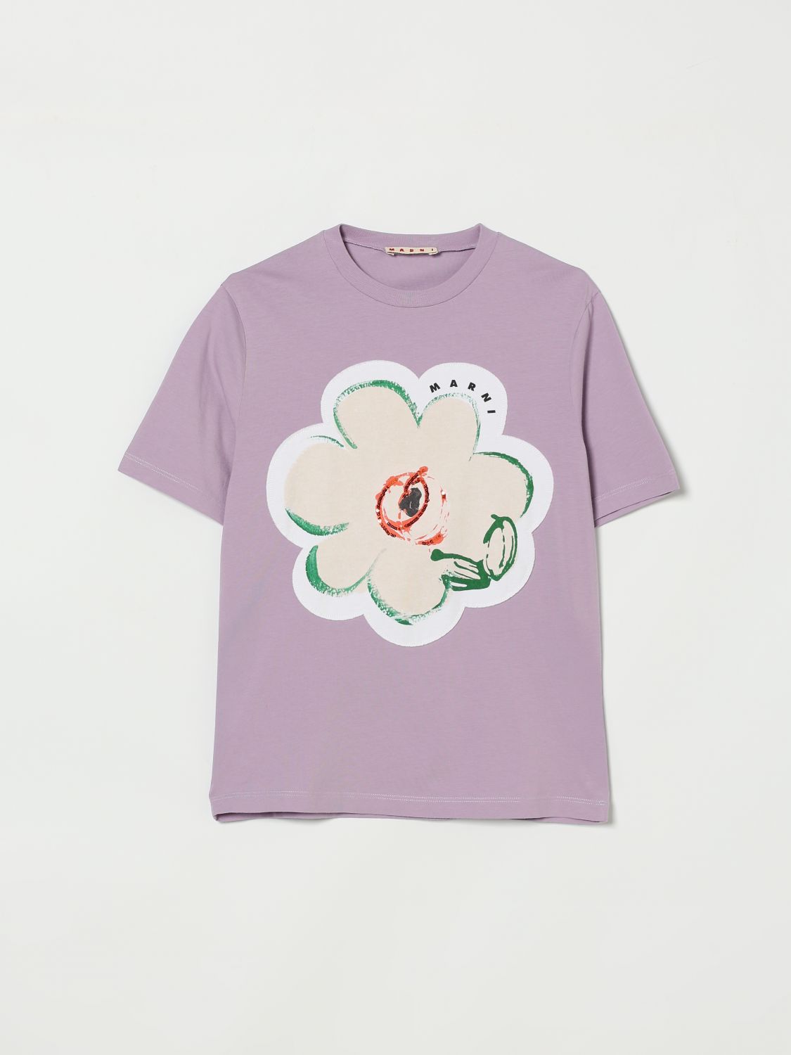 MARNI T-Shirt Kids color Violet　MARNI Tシャツ キッズカラー バイオレット MARNI