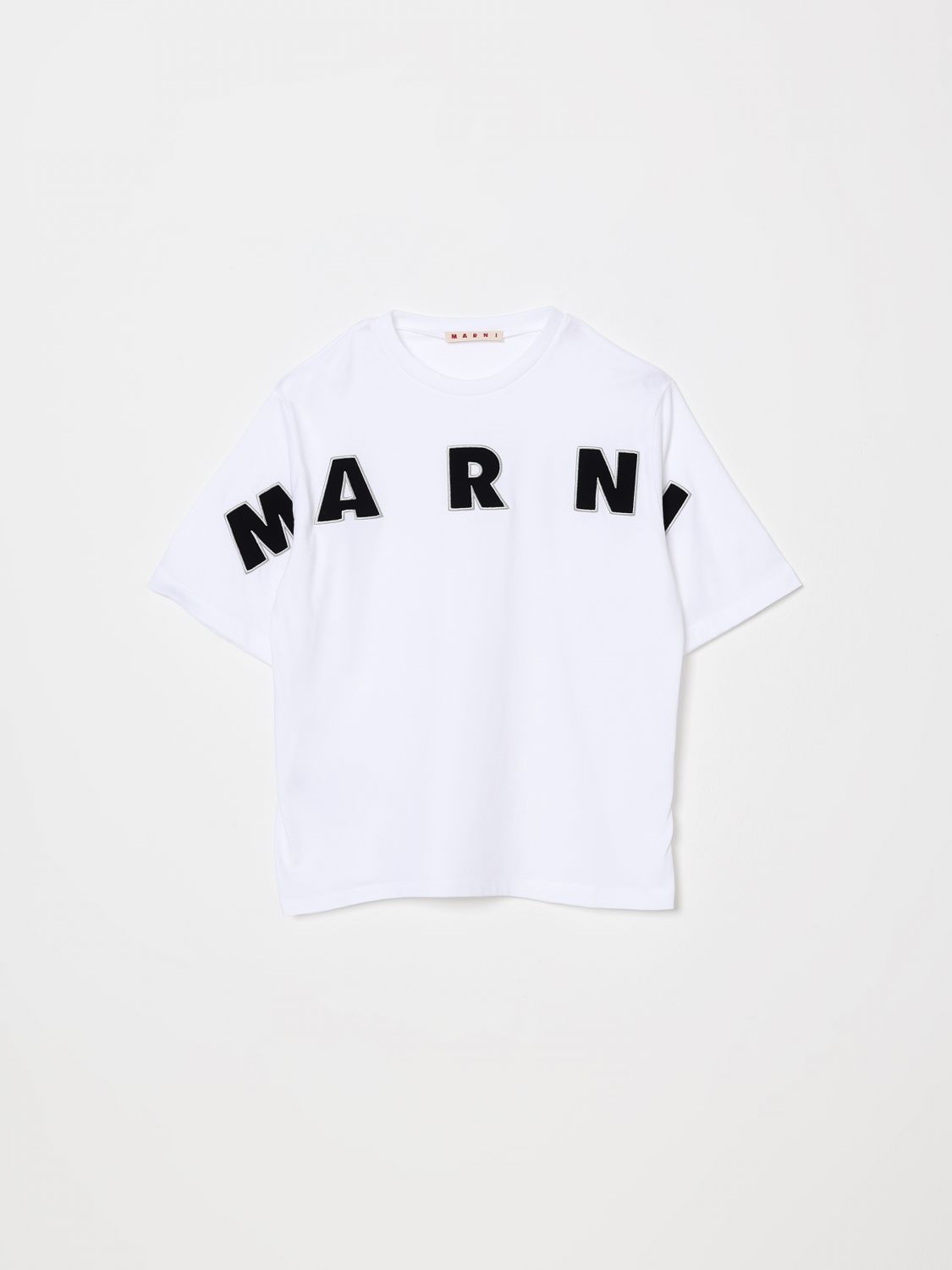 MARNI T-Shirt Kids color White　MARNI Tシャツ キッズカラー ホワイト MARNI